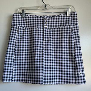 JOFIT White/Gray Golf Tennis SKIRT SKORT w/ Attached‎ Shorts Size 4